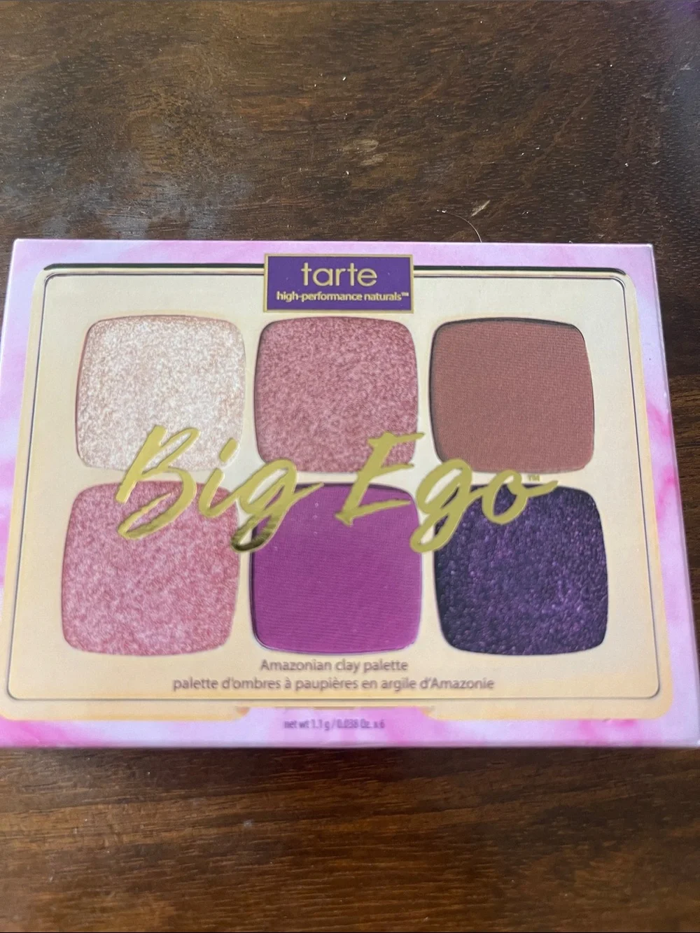 tarte Big Ego Eyeshadow Palette - Pink, Mauve, Purple & Champagne